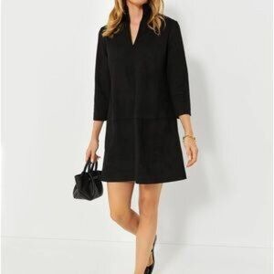 NWT Tuckernut Black Suede Stretch Clifton Dress